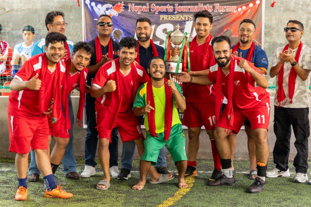 एनएसजेएफ कपको उपाधि रिपोर्टर राइनोजलाई 